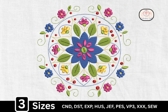 Boho Round Floral Mandala Embroidery Review