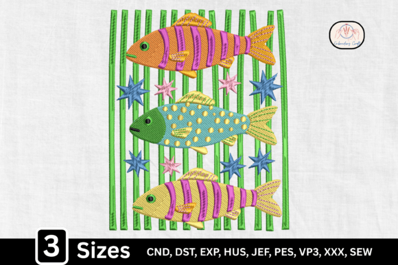 Costal Tropical Fish Embroidery Review