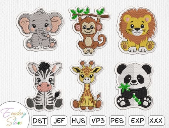 Cute Animals Embroidered Patch Set Review