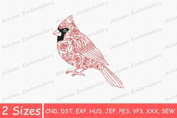 Floral Cardinal Bird: A Craft Fair Designer Review