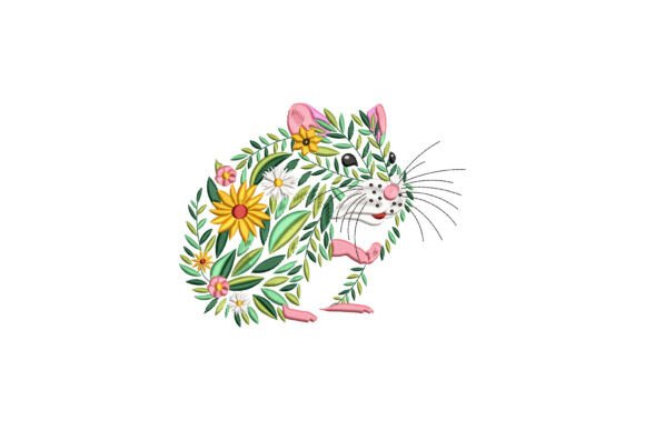 Floral Hamster: A Cute Embroidery Design Review