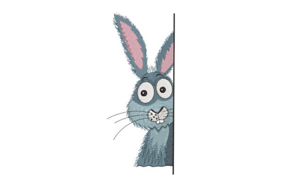 Funny Peeking Rabbit Embroidery Review for Boutique Sweatshirts