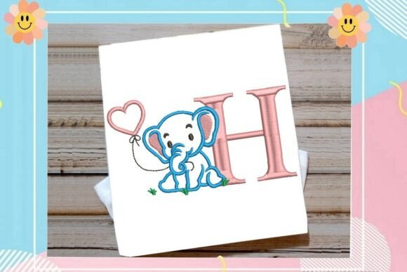 H Letter Cute Elephant Decor: A Designer Review