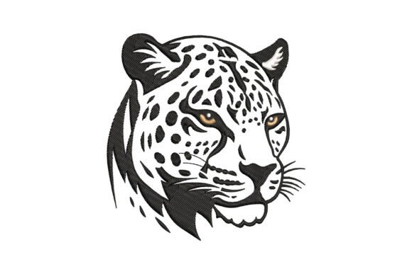 Jaguar Face Embroidery Design Review for Craft Fairs
