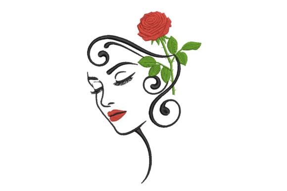 Rose Lady Silhouette Embroidery Review