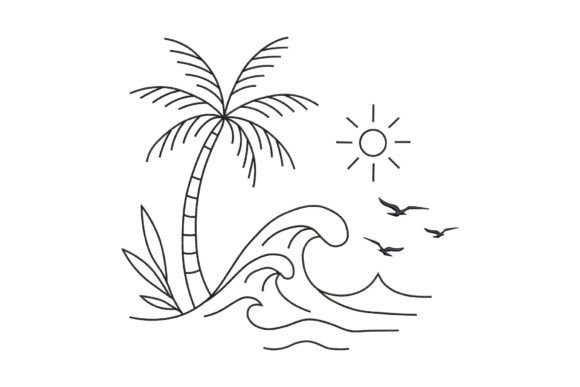 Tropical Beach Scene: A Seasonal Embroidery Review