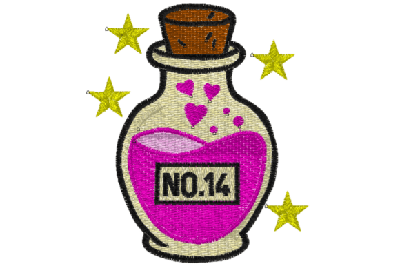 Valentines Love Potion No 14 Embroidery Review