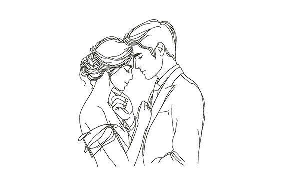 Wedding Bride and Groom Sketch Review